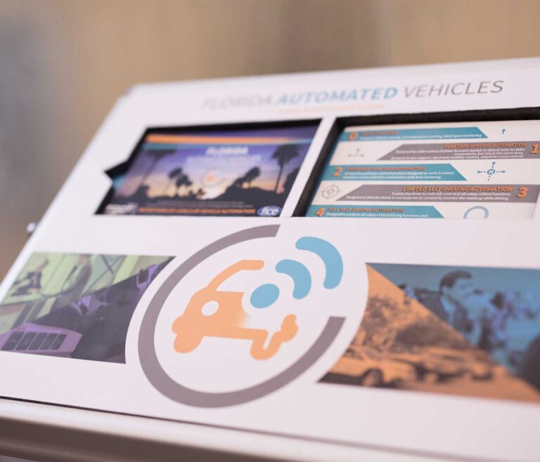 Print display for the Automated Vehicles Summit